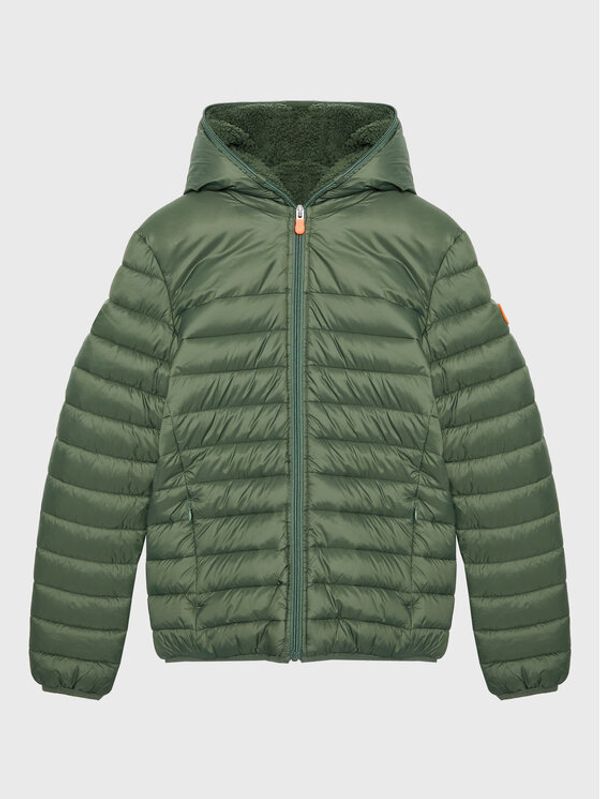 Save The Duck Save The Duck Пухено яке J39050B GIGA15 Зелен Regular Fit