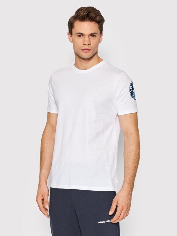 Save The Duck Save The Duck Тишърт DT0698M BESY14 Бял Regular Fit