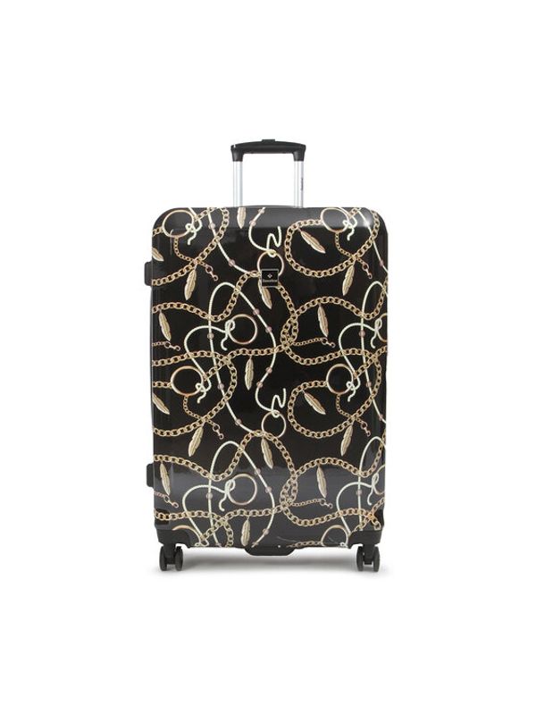 Saxoline Saxoline Голям твърд куфар Golden Age 1456H0.71.10 Черен