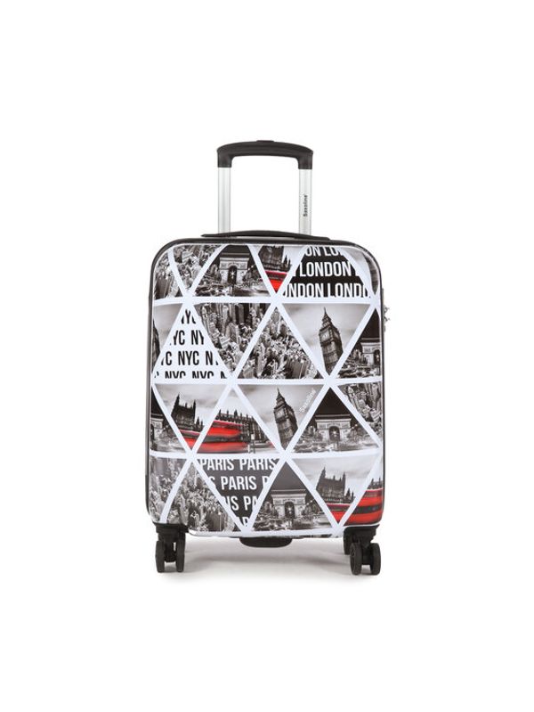 Saxoline Saxoline Малък твърд куфар Cities B25W1.49.09 Сив