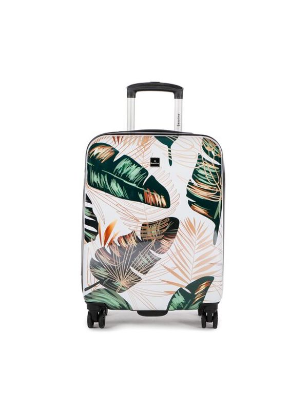 Saxoline Saxoline Малък твърд куфар Trolley Assorted 1416H0.49.10 Бял
