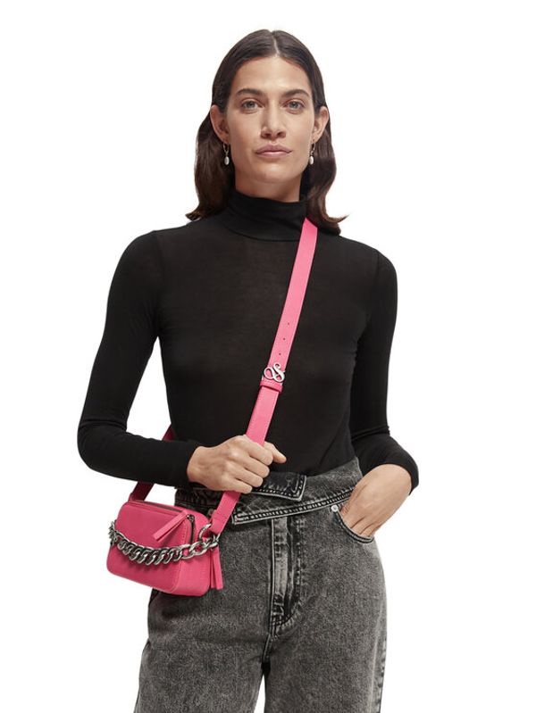 Scotch & Soda Scotch & Soda Блуза 168850 Черен Slim Fit