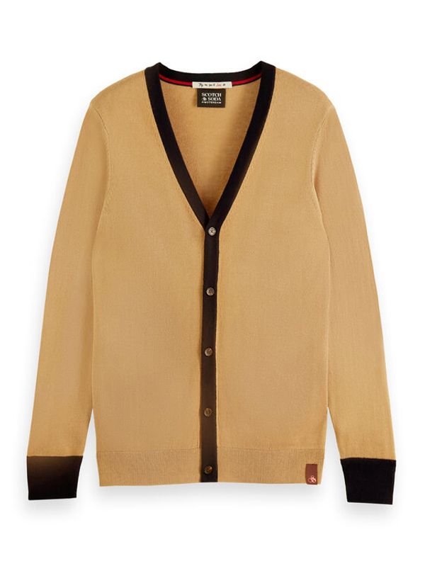 Scotch & Soda Scotch & Soda Кардиган 169303 Бежов Regular Fit