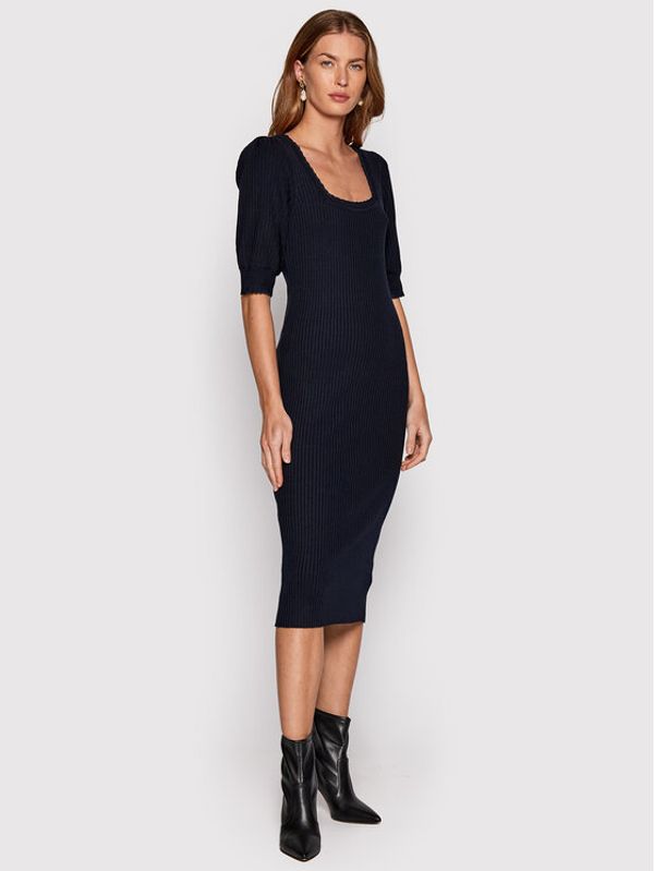 Scotch & Soda Scotch & Soda Плетена рокля 168555 Тъмносин Regular Fit