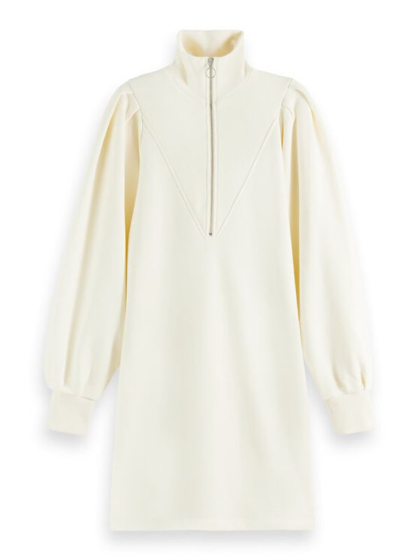 Scotch & Soda Scotch & Soda Плетена рокля 169429 Екрю Regular Fit