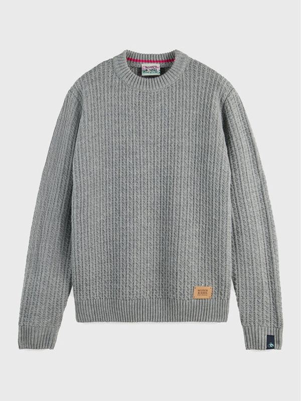 Scotch & Soda Scotch & Soda Пуловер 172774 Сив Relaxed Fit