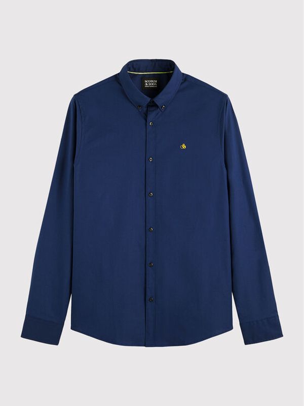 Scotch & Soda Scotch & Soda Риза 168613 Тъмносин Slim Fit