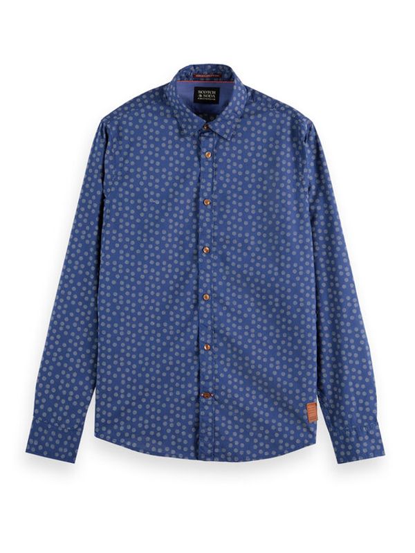 Scotch & Soda Scotch & Soda Риза 169051 Син Slim Fit