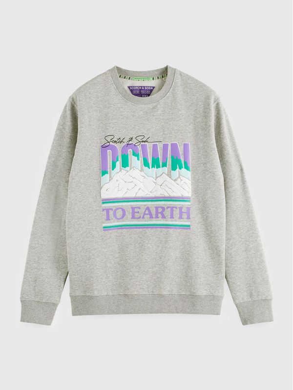 Scotch & Soda Scotch & Soda Суитшърт 167220 Сив Regular Fit