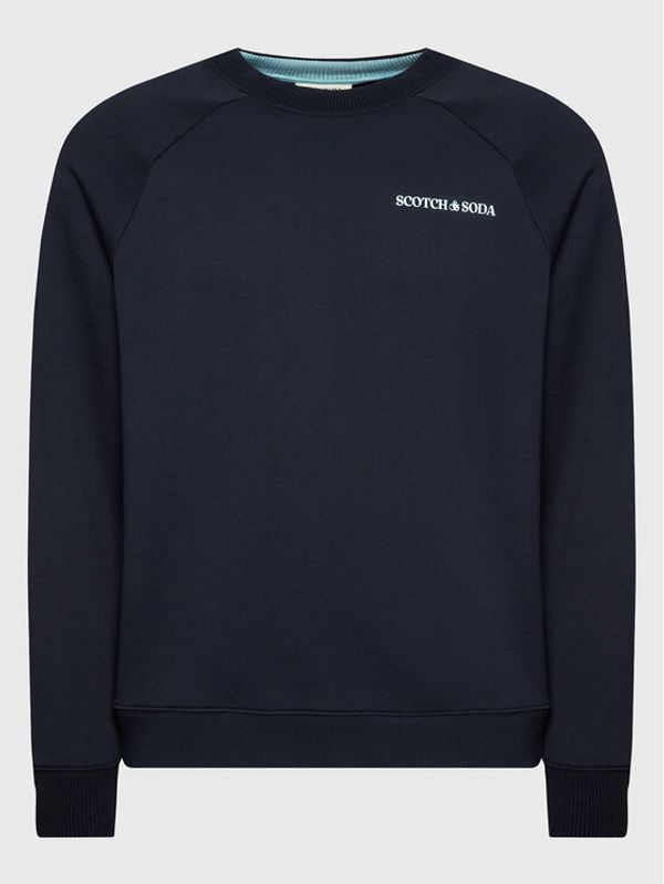 Scotch & Soda Scotch & Soda Суитшърт Unisex 169323 Тъмносин Regular Fit