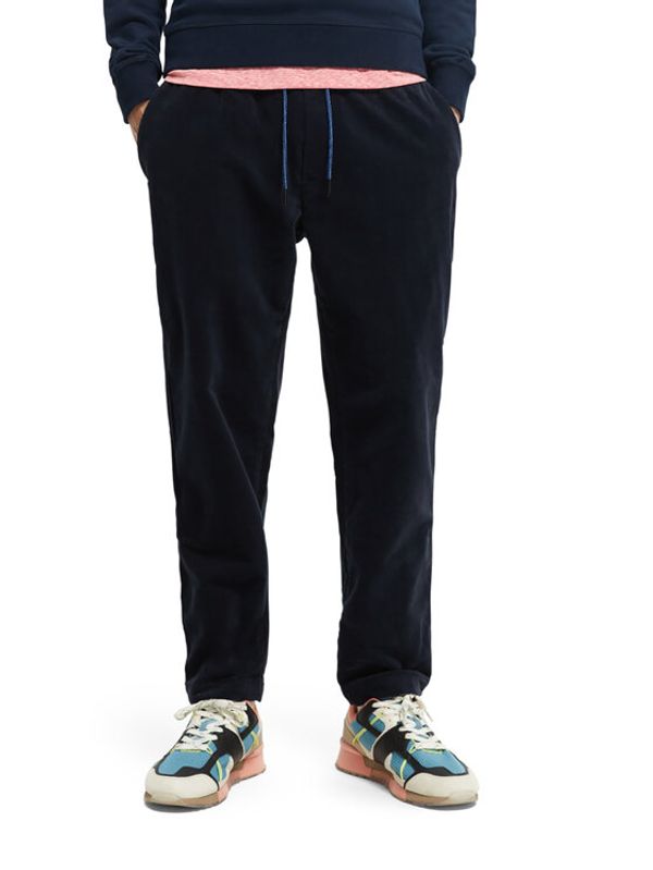 Scotch & Soda Scotch & Soda Текстилни панталони 169851 Тъмносин Perfect Fit