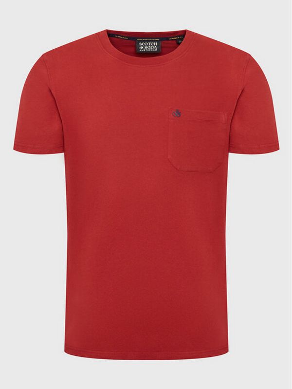 Scotch & Soda Scotch & Soda Тишърт 167332 Червен Regular Fit
