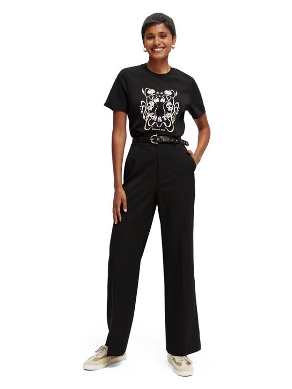 Scotch & Soda Scotch & Soda Тишърт 167895 Черен Regular Fit