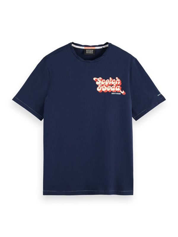Scotch & Soda Scotch & Soda Тишърт 169075 Тъмносин Regular Fit