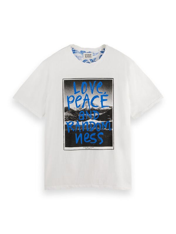 Scotch & Soda Scotch & Soda Тишърт 169514 Бял Regular Fit