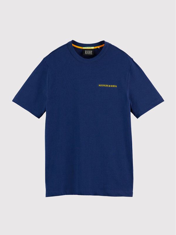 Scotch & Soda Scotch & Soda Тишърт Unisex 167331 Тъмносин Regular Fit