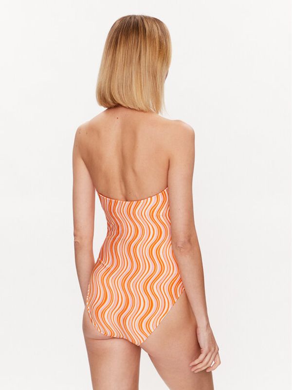 Seafolly Seafolly Бански костюм Mod Squad 11018DD050 Оранжев