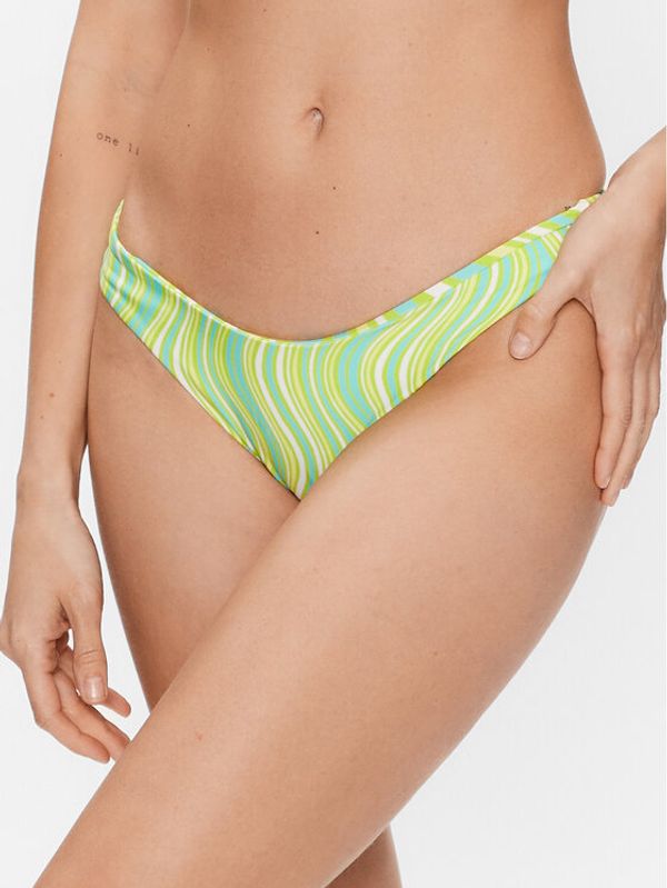Seafolly Seafolly Дамски бикини тип бразилиана Mod Squad 40719-050 Зелен
