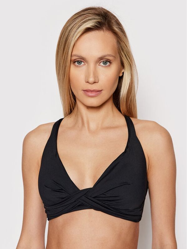 Seafolly Seafolly Горнище на бански Double Wrap 31275DD942 Черен