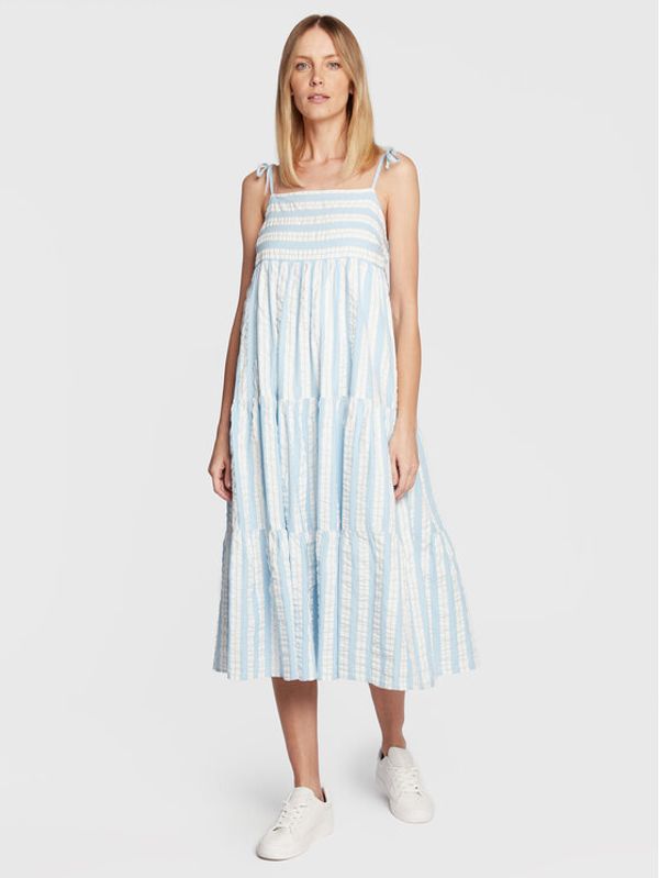 Seafolly Seafolly Лятна рокля Cabana 54860-DR Син Regular Fit