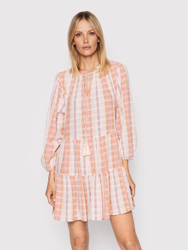 Seafolly Seafolly Лятна рокля Textured Gingham 54679-DR Цветен Relaxed Fit