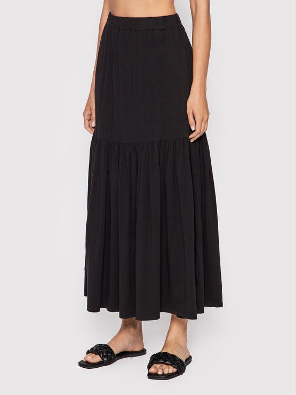 Seafolly Seafolly Макси пола 54666-SK Черен Relaxed Fit