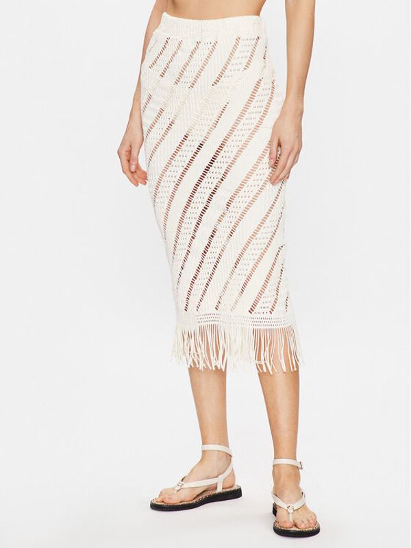 Seafolly Seafolly Миди пола Marrakesh 54847-SK Екрю Slim Fit