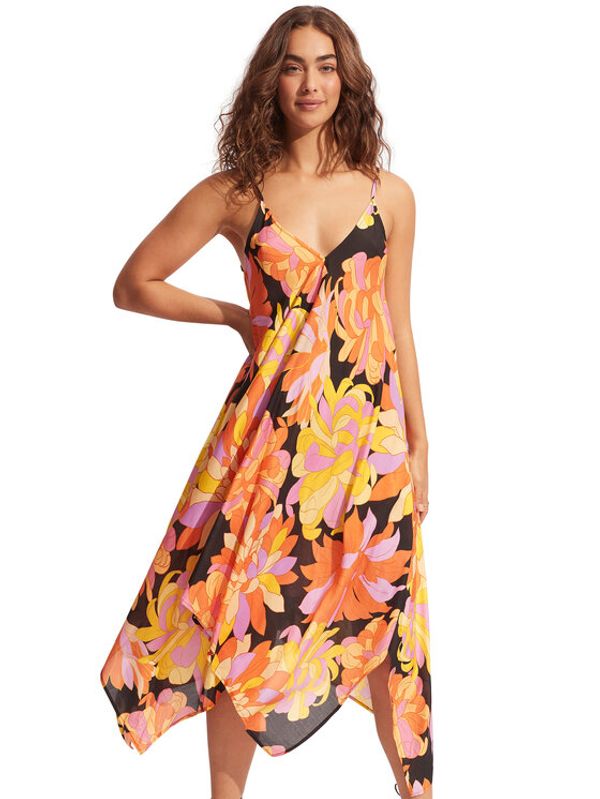 Seafolly Seafolly Плажна рокля 54926-DR Черен