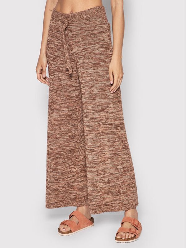 Seafolly Seafolly Плетени панталони Maple Knit 54728-KN Кафяв Relaxed Fit