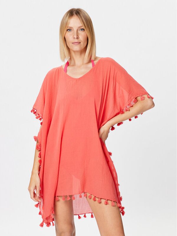 Seafolly Seafolly Пончо Beachedit 52162 Червен Regular Fit