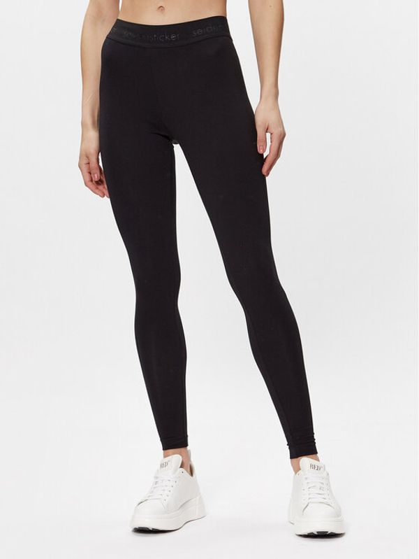 Seidensticker Seidensticker Клин Classic Jersey Leggings Черен Active Fit