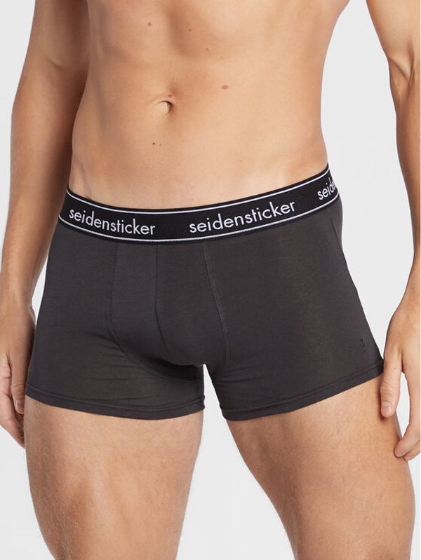 Seidensticker Seidensticker Комплект 3 чифта боксерки 12.200020 Черен