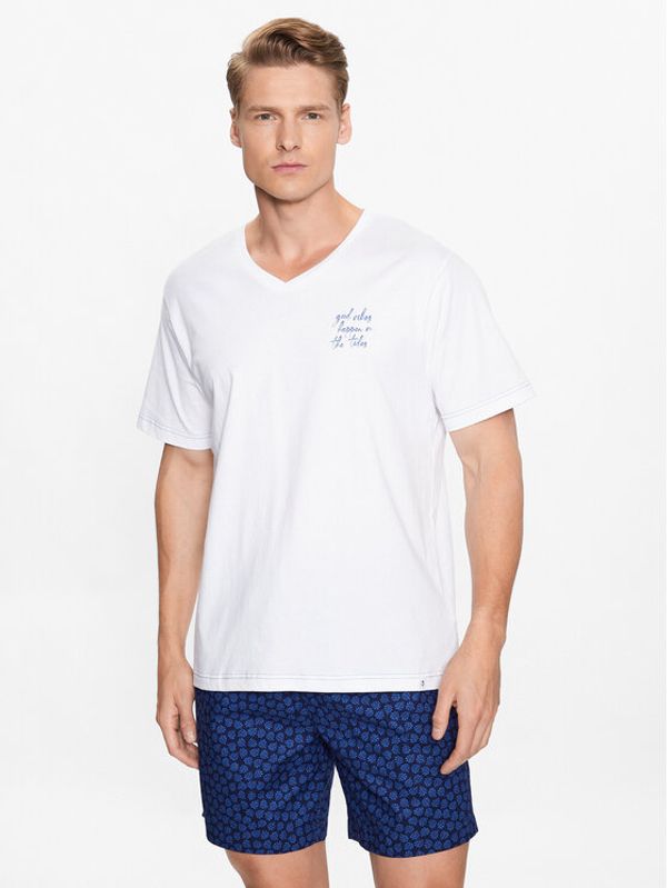 Seidensticker Seidensticker Пижама 12.116020 Син Straight Fit