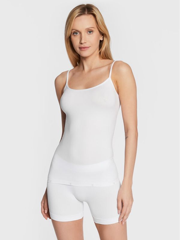 Seidensticker Seidensticker Потник 12.600014 Бял Slim Fit