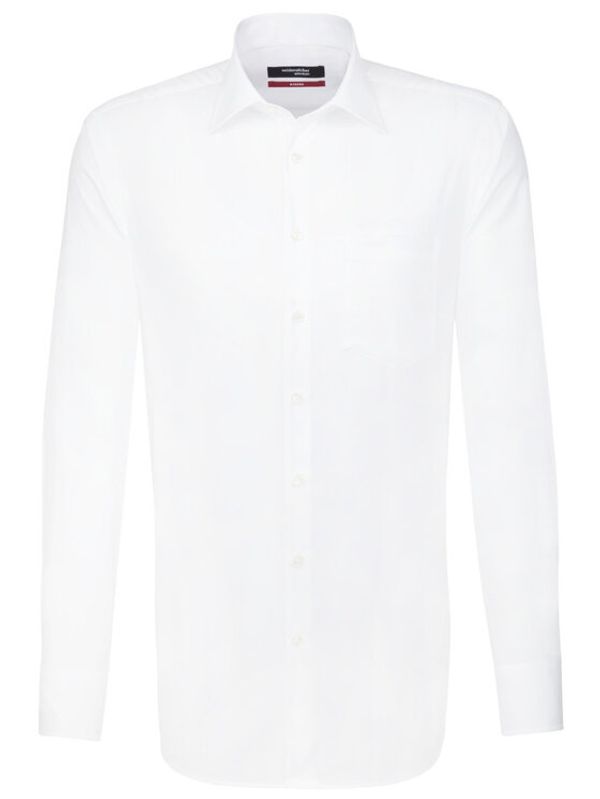 Seidensticker Seidensticker Риза 01.003000 Бял Regular Fit