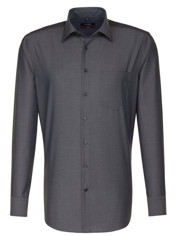 Seidensticker Seidensticker Риза 01.003000 Сив Regular Fit