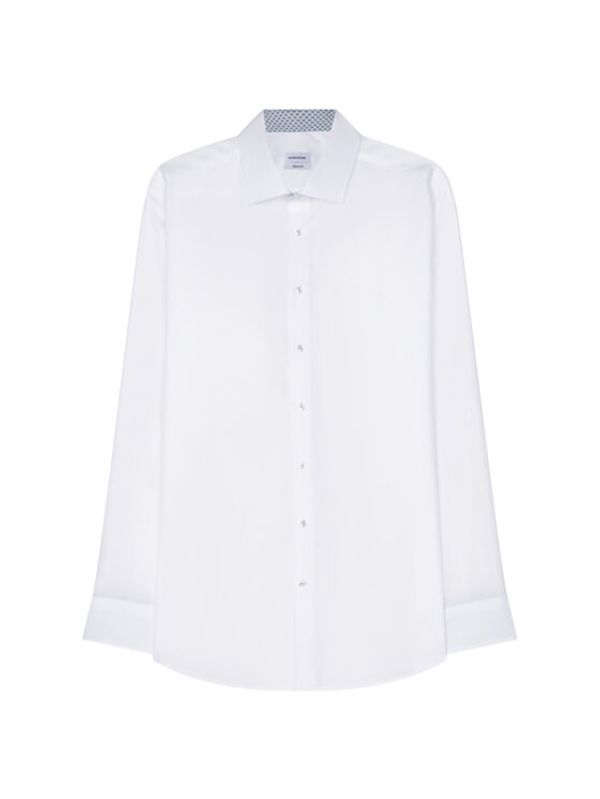 Seidensticker Seidensticker Риза 01.153480 Бял Regular Fit