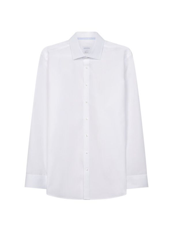 Seidensticker Seidensticker Риза 01.153760 Бял Regular Fit