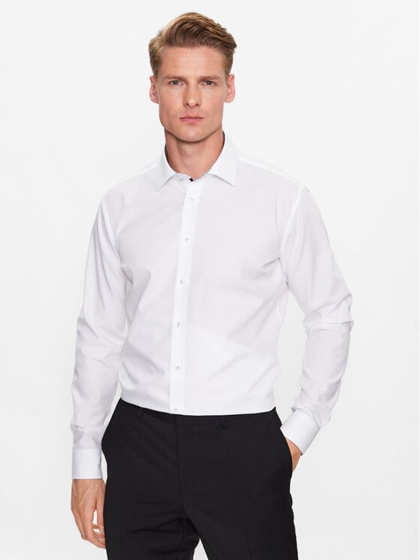 Seidensticker Seidensticker Риза 01.453480 Бял Extra Slim Fit