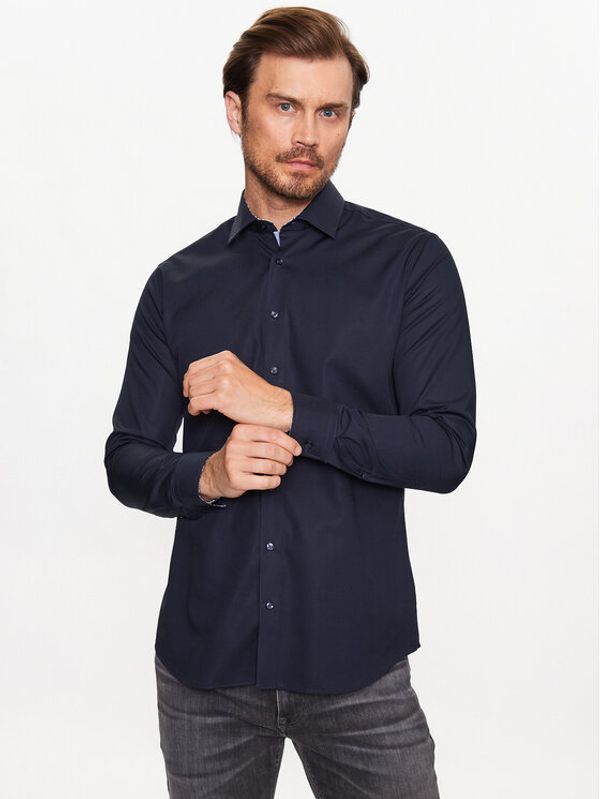 Seidensticker Seidensticker Риза 01.453480 Син Extra Slim Fit