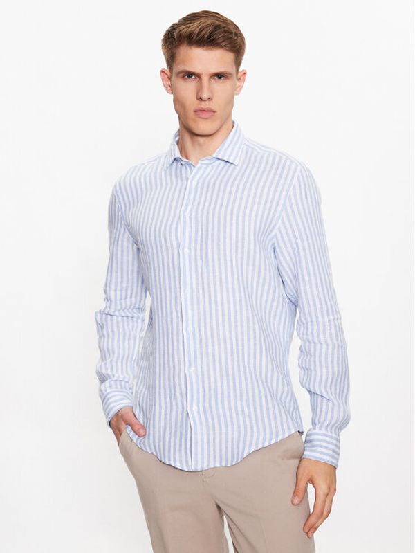 Seidensticker Seidensticker Риза 01.640430 Син Slim Fit