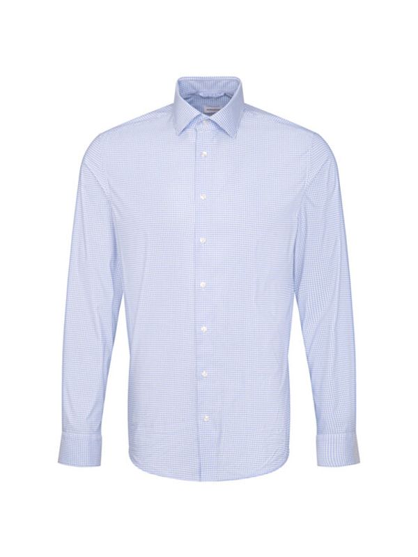 Seidensticker Seidensticker Риза 01.642140 Син Slim Fit