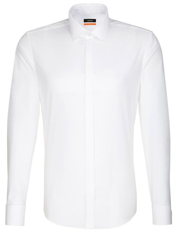 Seidensticker Seidensticker Риза 01.675674 Бял Regular Fit