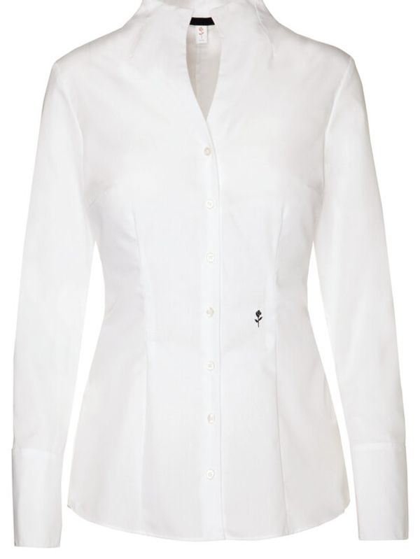 Seidensticker Seidensticker Риза 60.118201 Бял Slim Fit