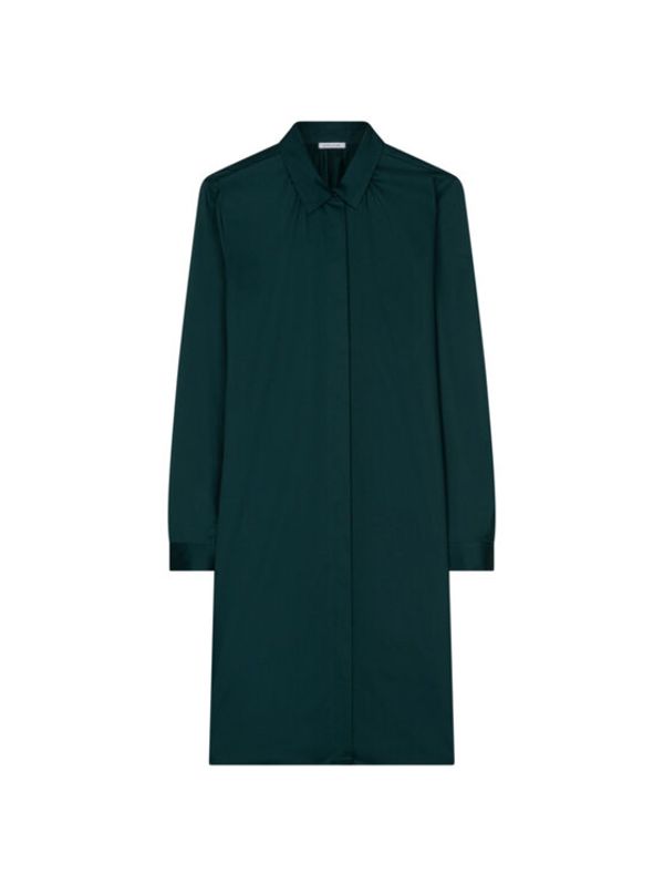 Seidensticker Seidensticker Рокля тип риза 60.130701 Зелен Regular Fit