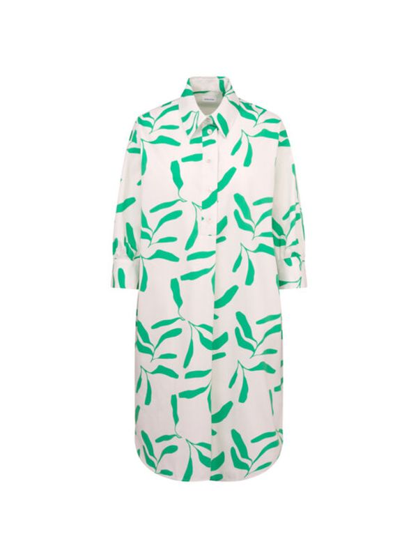 Seidensticker Seidensticker Рокля тип риза 60.134682 Екрю Regular Fit