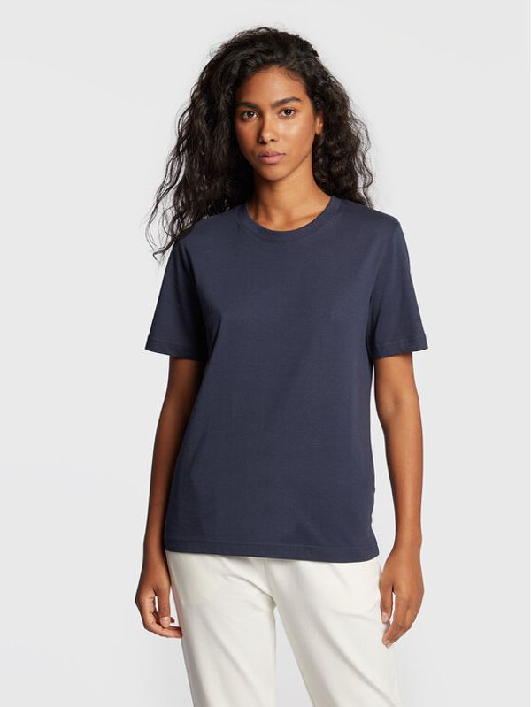 Seidensticker Seidensticker Тениска на пижама 12.500004 Тъмносин Regular Fit