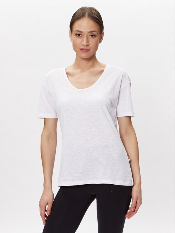 Seidensticker Seidensticker Тишърт Classic Cotton T-Shirt Бял Straight Fit