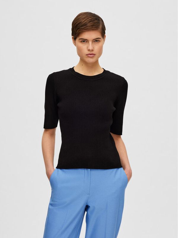Selected Femme Selected Femme Блуза Mala 16088431 Черен Slim Fit