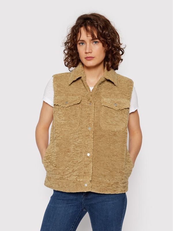 Selected Femme Selected Femme Елек Jany 16081088 Кафяв Relaxed Fit